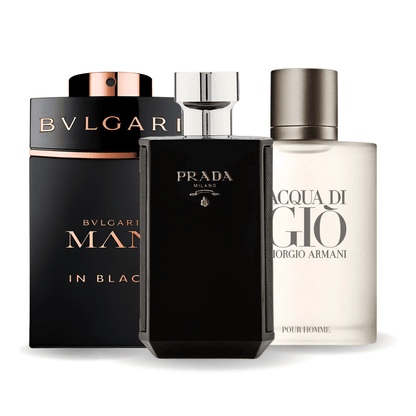 Set di 3 Profumi In black, Acqua di Gio e L'homme intense 100ml